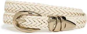 Madewell Women's Woven Triple Metal Keeper Belt