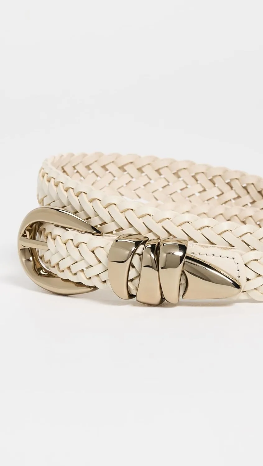 Madewell Women's Woven Triple Metal Keeper Belt