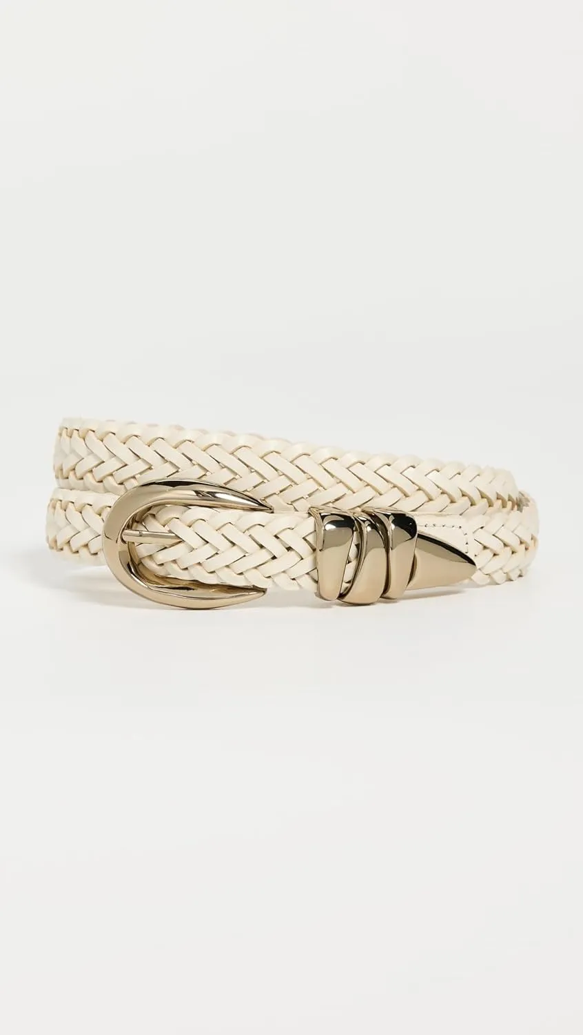 Madewell Women's Woven Triple Metal Keeper Belt