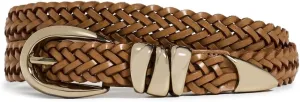 Madewell Women's Woven Triple Metal Keeper Belt