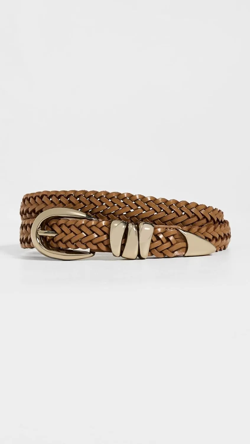 Madewell Women's Woven Triple Metal Keeper Belt