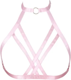 MAMOHSS Womens Harness Body Accessories Belts Elastic Punk Gothic Cupless Cage Bras