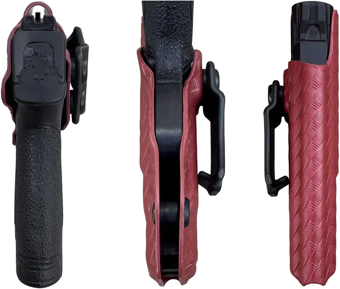 M&P Shield 9MM Holster IWB Kydex Holster Fit: Smith & Wesson M&P Shield Plus / M2.0 / M1.0-9mm/.40 S&W 3.1" Barrel Pistol- Inside Waistband
