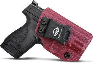 M&P Shield 9MM Holster IWB Kydex Holster Fit: Smith & Wesson M&P Shield Plus / M2.0 / M1.0-9mm/.40 S&W 3.1" Barrel Pistol- Inside Waistband