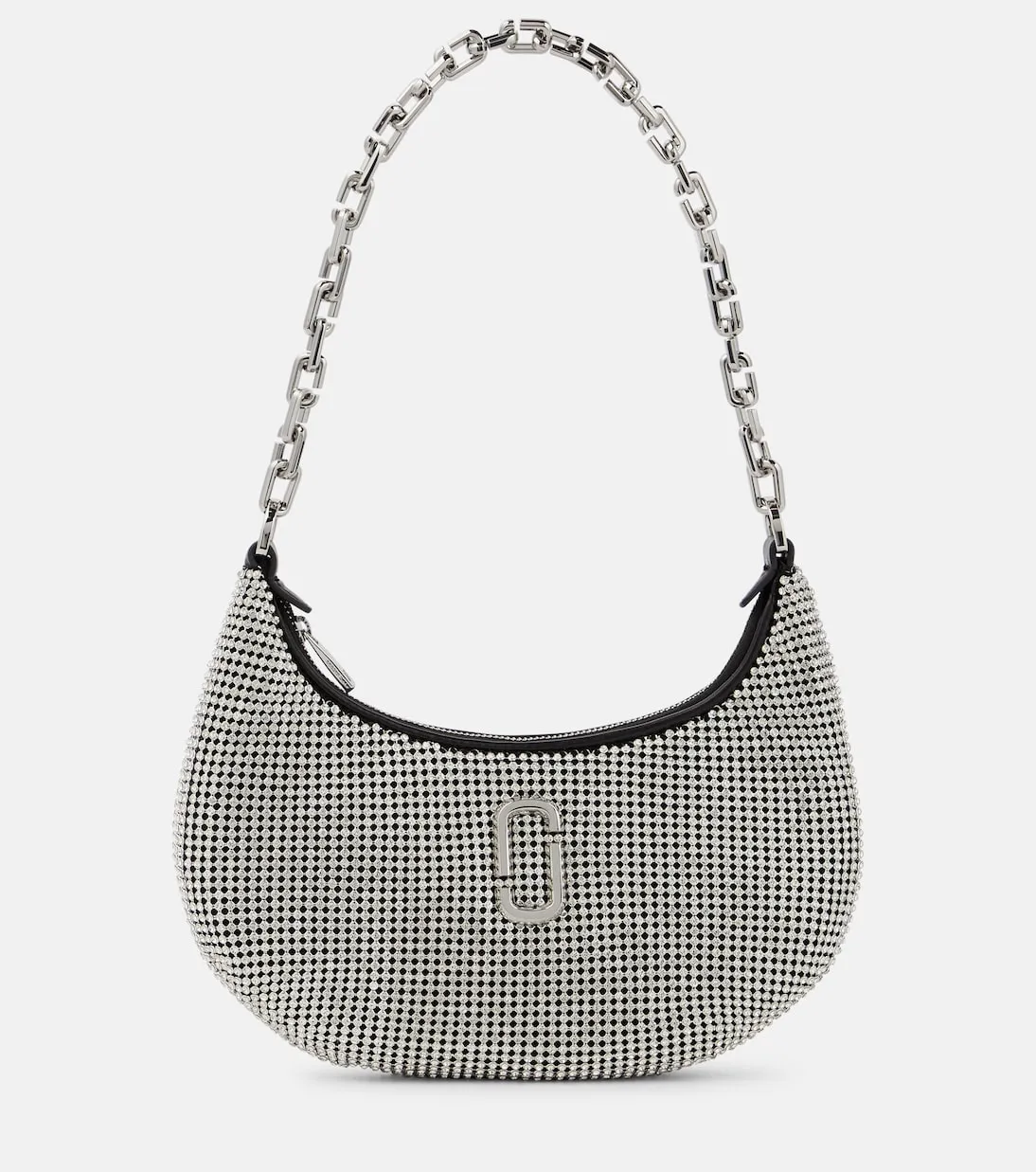 MARC JACOBS The Curve Small embellished shoulder bag