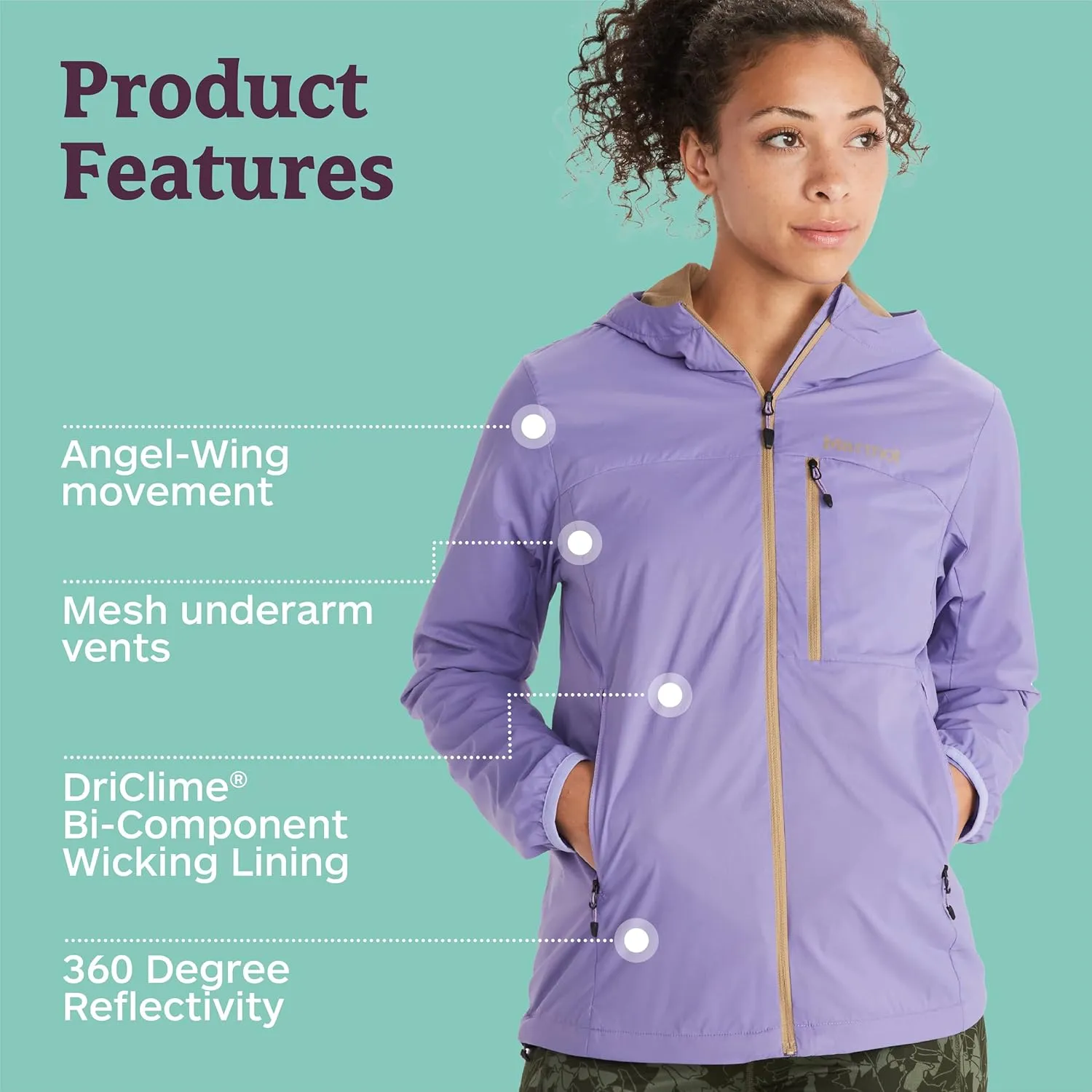 MARMOT Women's Ether Driclime Hoody
