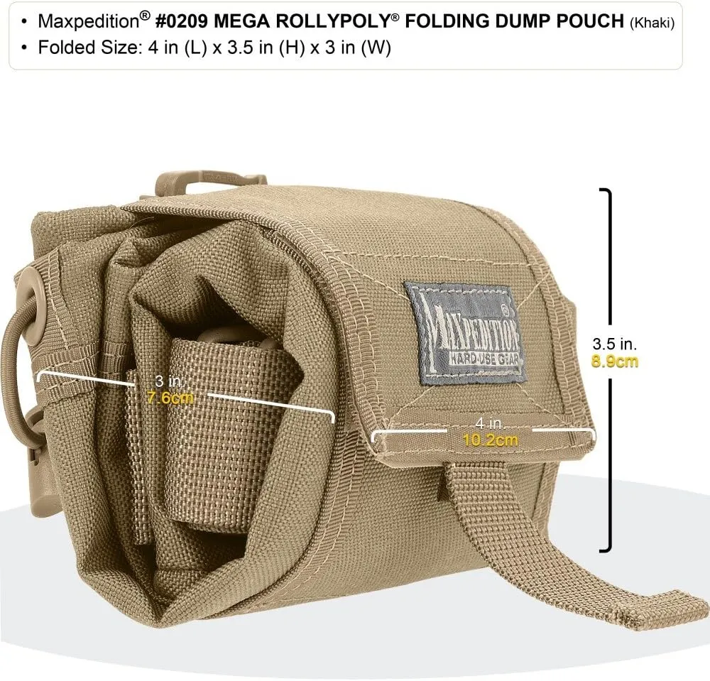 MAXPEDITION Mega Rollypoly Folding Dump Pouch