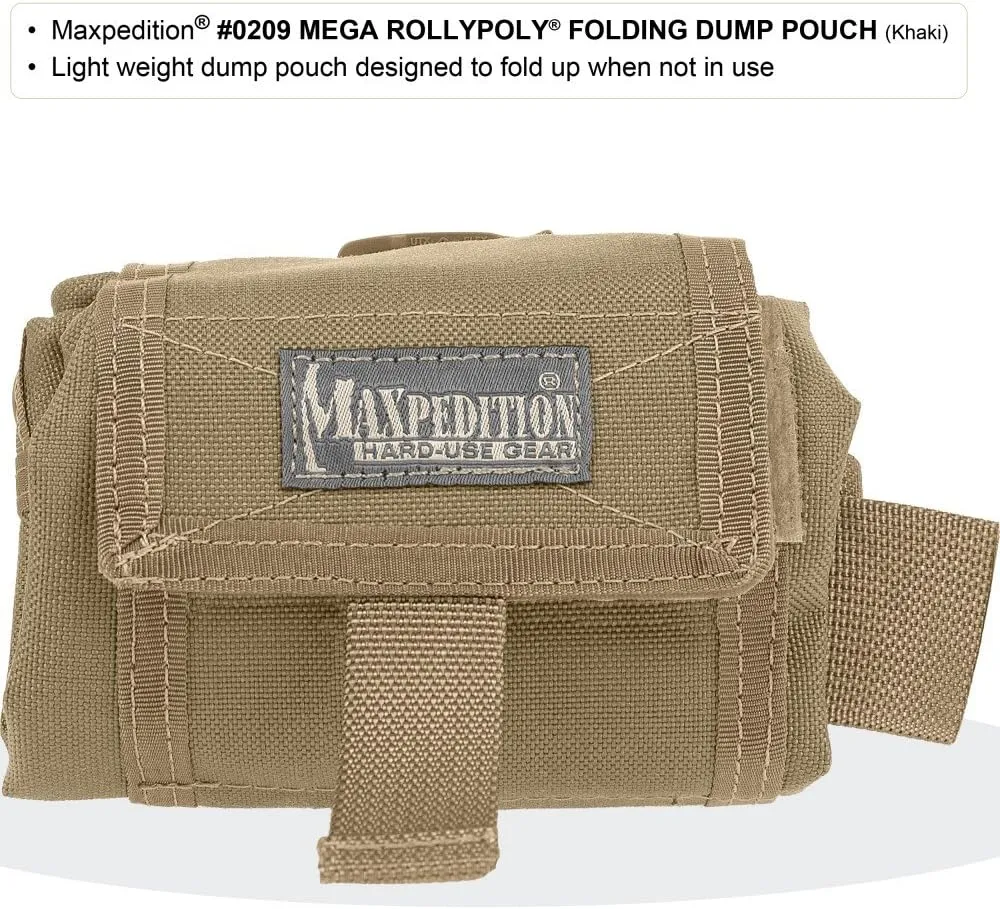 MAXPEDITION Mega Rollypoly Folding Dump Pouch
