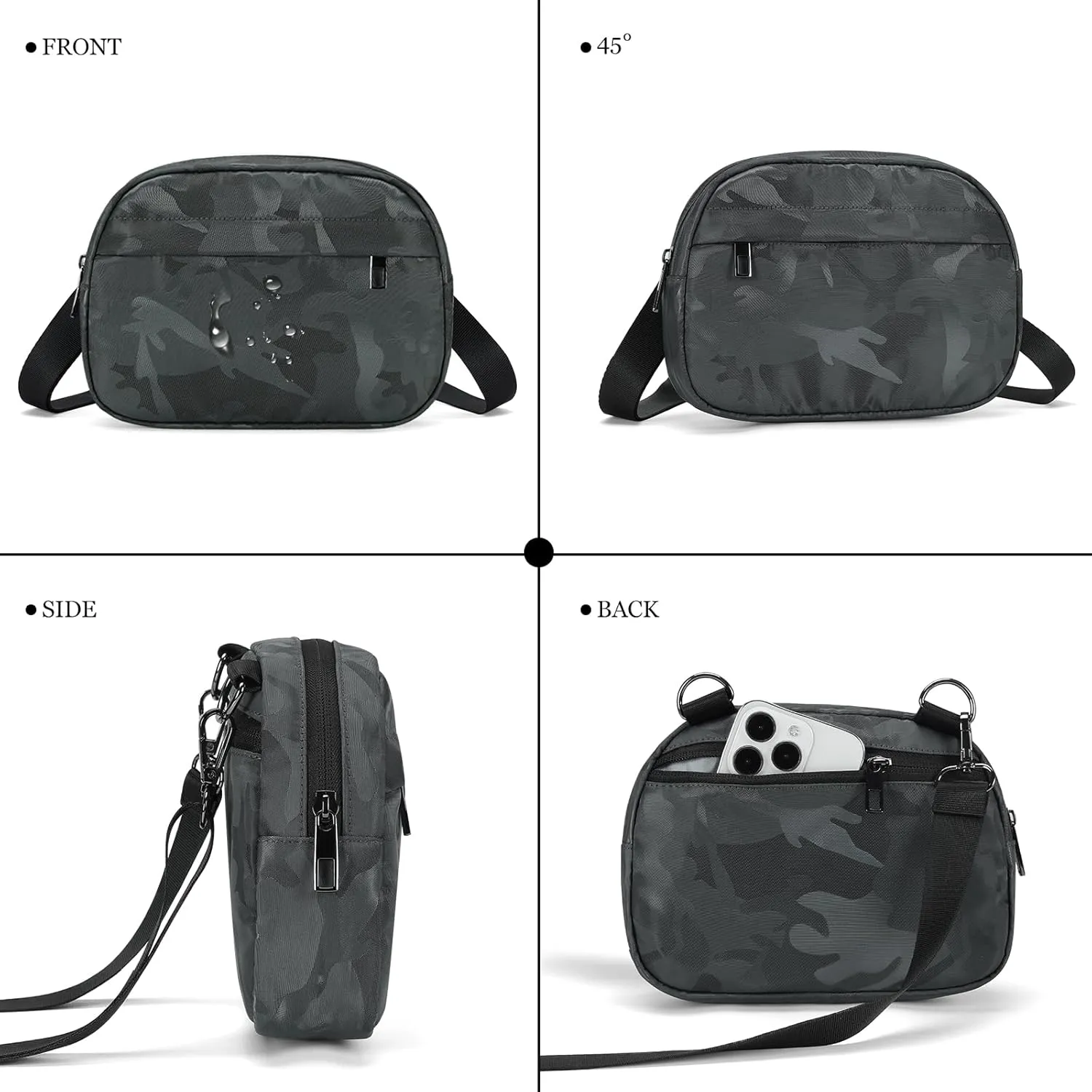 MAXTOP Small Crossbody Bags for Women Belt Bag Fanny Pack with Adjustable Strap