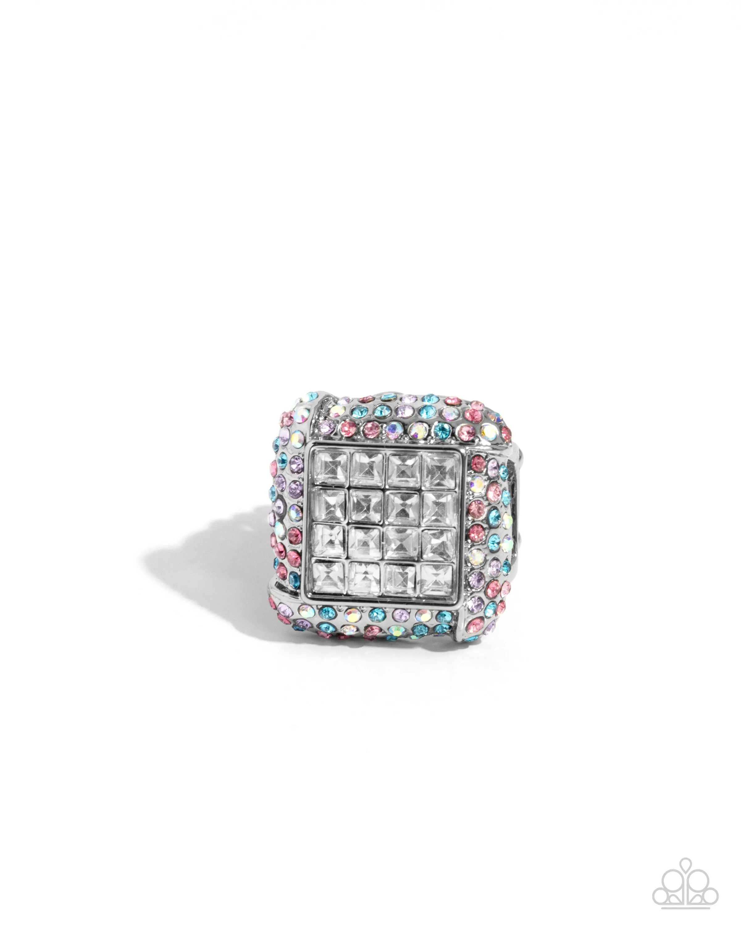 Medium SQUARE - Multi - Paparazzi