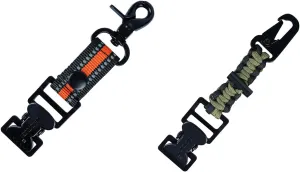 MELOTOUGH Golf Glove Holder Clip Gloves Belt Holder Gloves Keeper with Alligator Clips for Work Construction, Tactical Glove Clip Holder Work Glove Holder Clip with Flint Rod for Tactical Backpack