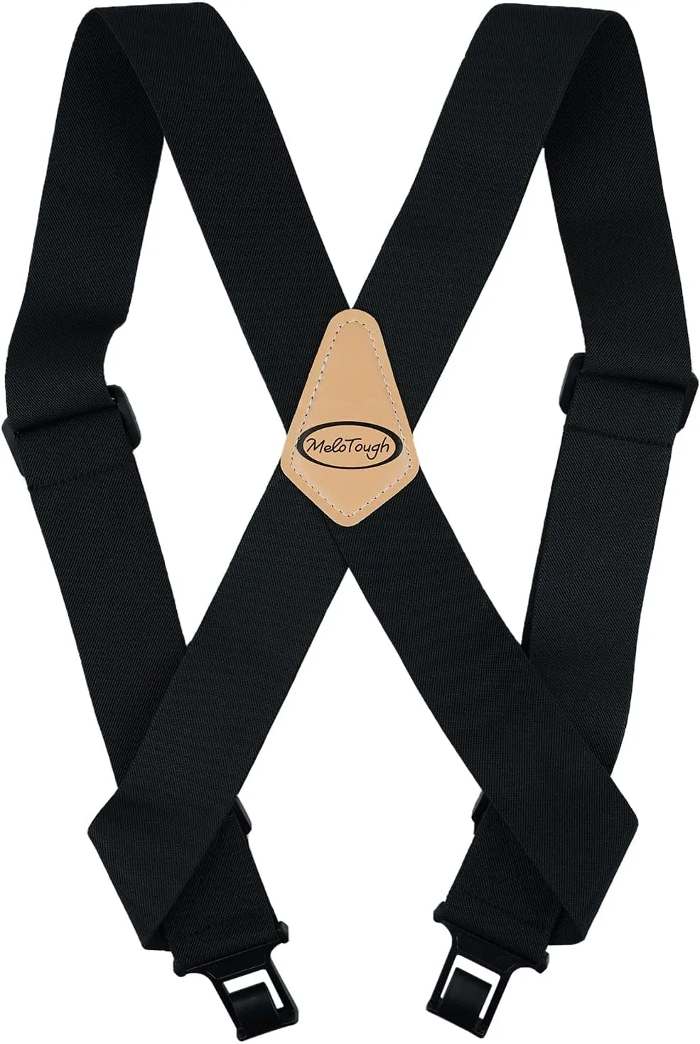MELOTOUGH Outback Side Clip Trucker Suspenders/Perry Suspenders with 2inch Width Elastic