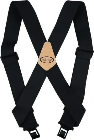 MELOTOUGH Outback Side Clip Trucker Suspenders/Perry Suspenders with 2inch Width Elastic