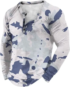 Men Shirts Vintage Hooded Long Sleeve T Shirt Autumn Solid Casual Top Cotton Collared Basic Golf Shirt Flannel Shirt
