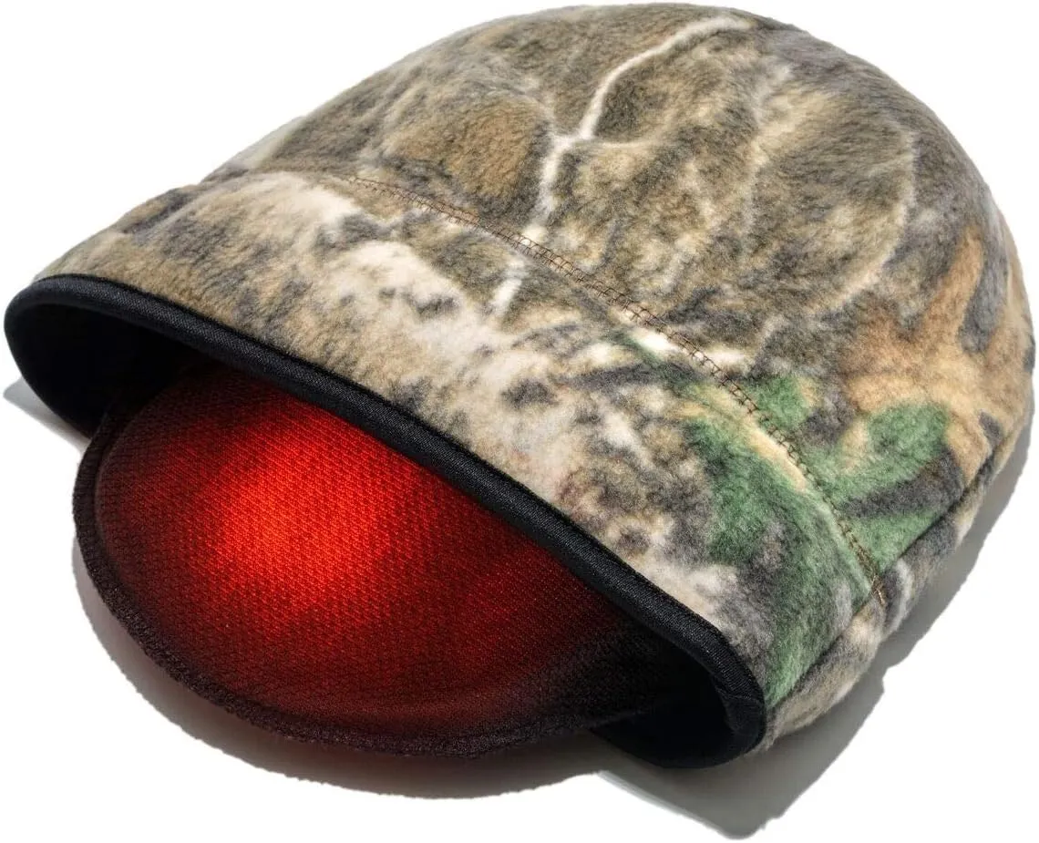 Men’s Fleece Beanie – Winter Integrated Heater Pack Pocket for Outdoors