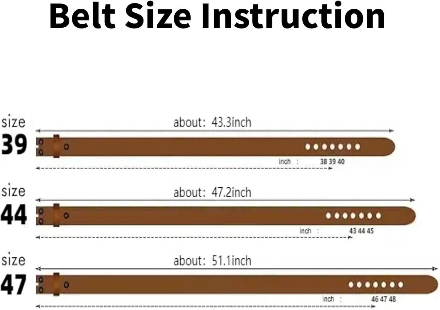 Men's Full Grain Leather Belt Vintage Distressed Style with Snap-On Strap 1 1/2" One Piece Leather no buckle