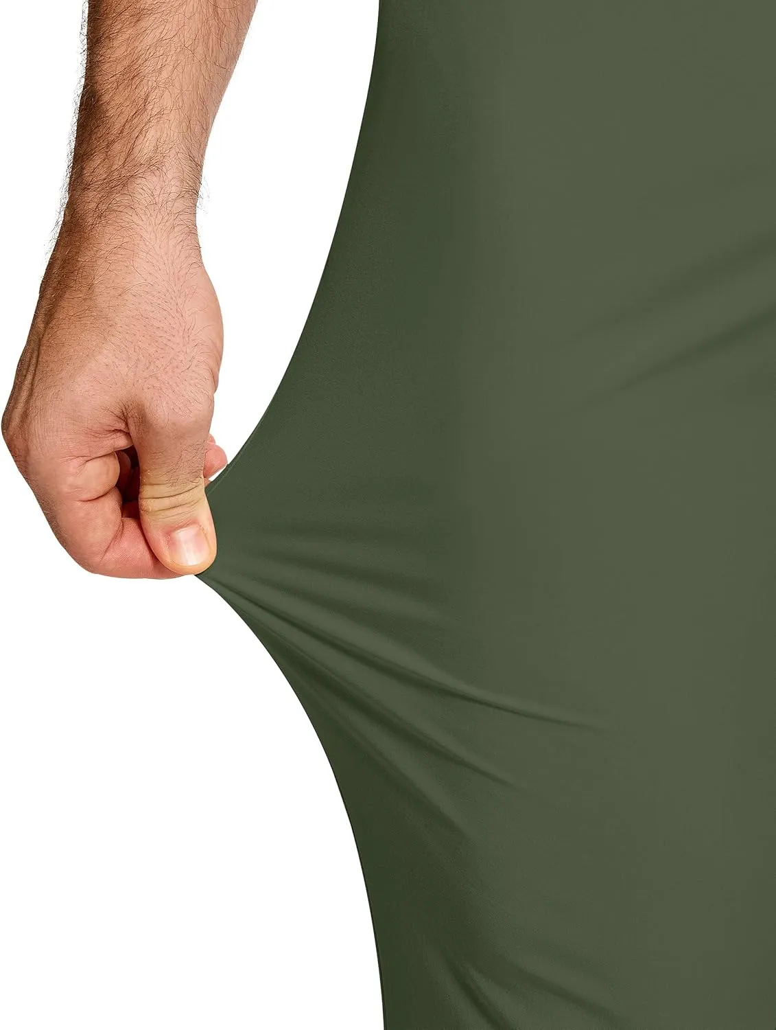 Men's Golf Dress Pants 30" Inseam Stretch Skinny Tapered Lightweight Breathable Chino Trousers with Pockets for Casual Work