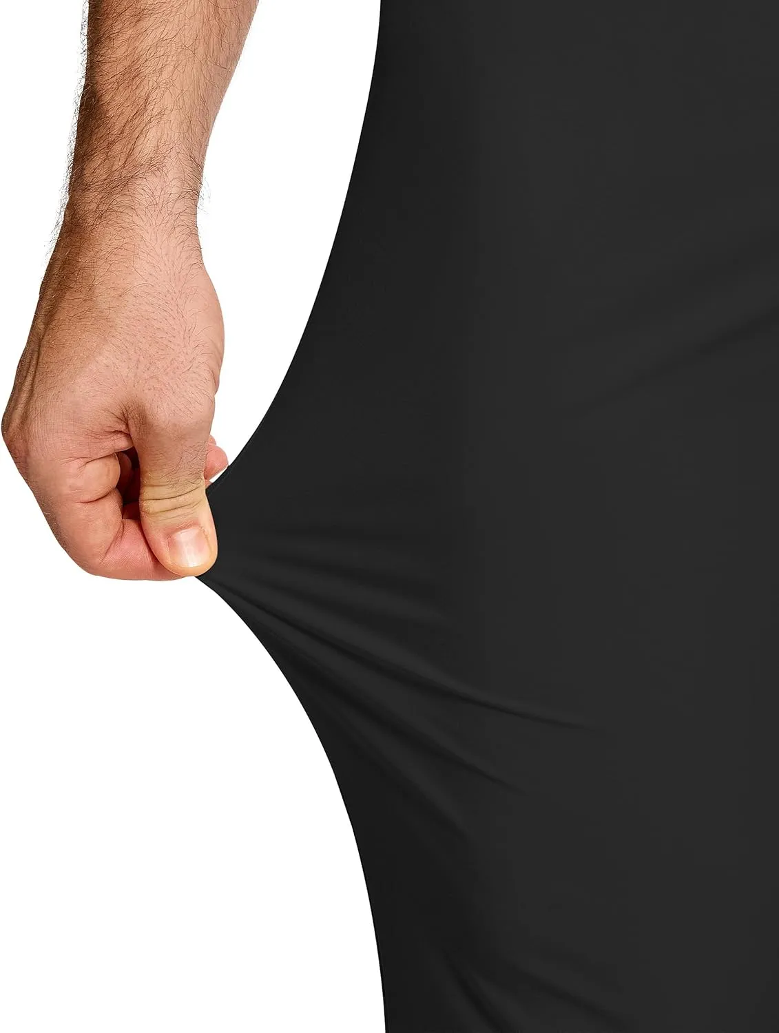 Men's Golf Dress Pants 30" Inseam Stretch Skinny Tapered Lightweight Breathable Chino Trousers with Pockets for Casual Work