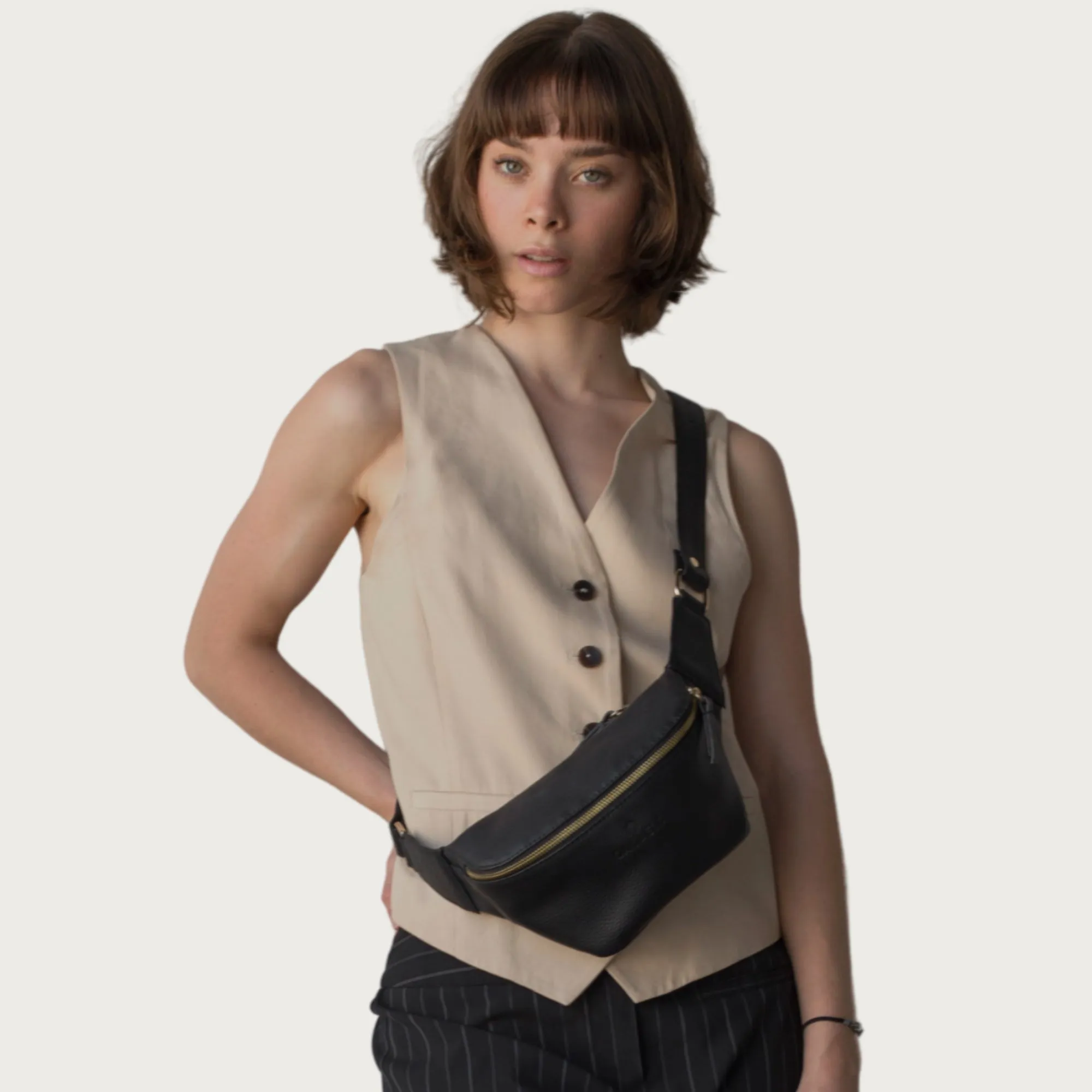 Mia Leather Fanny Pack