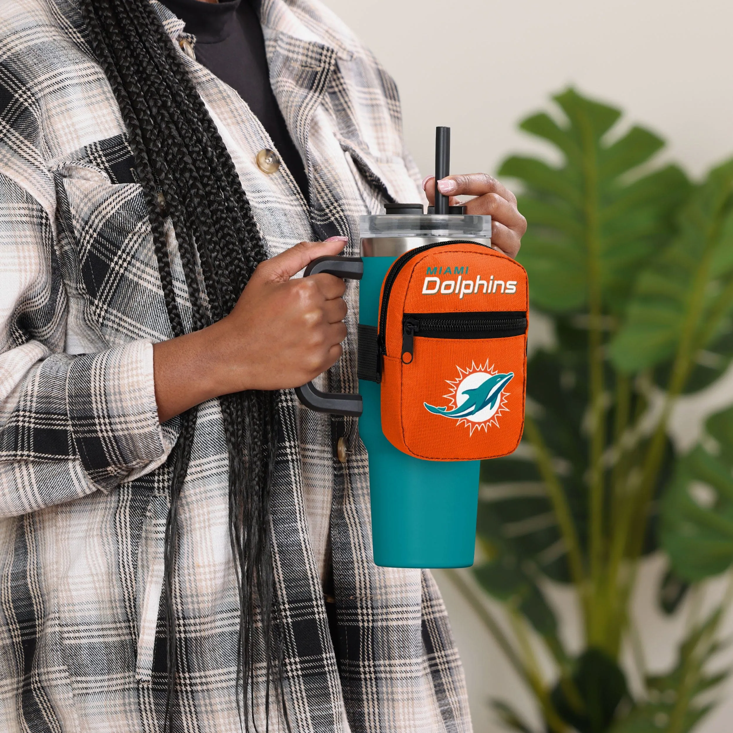 Miami Dolphins Primary Logo Tumbler Fanny Pack