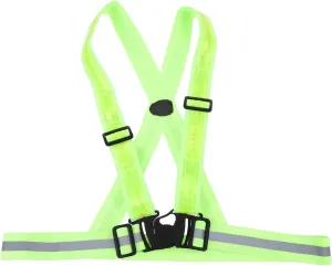 Milisten 1Set LED Glowing Reflective Vest Adjustable High Visibility Night Running Gear for Bicycling Jogging and Outdoor Sports Comfortable and Design