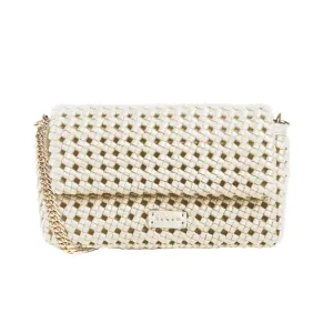 Milla Shoulder Bag- Sand Fine Braid
