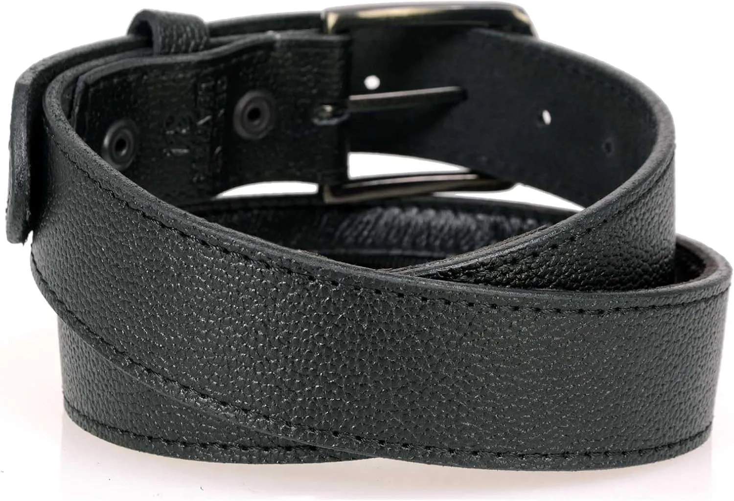 Milwaukee Leather MP7150 Men's Black Genuine Cowhide Leather Money Belt W/Secure Front Buckle for Motorcycle Rider