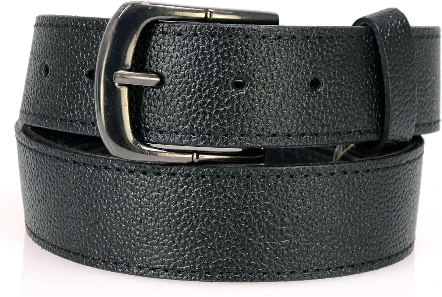 Milwaukee Leather MP7150 Men's Black Genuine Cowhide Leather Money Belt W/Secure Front Buckle for Motorcycle Rider
