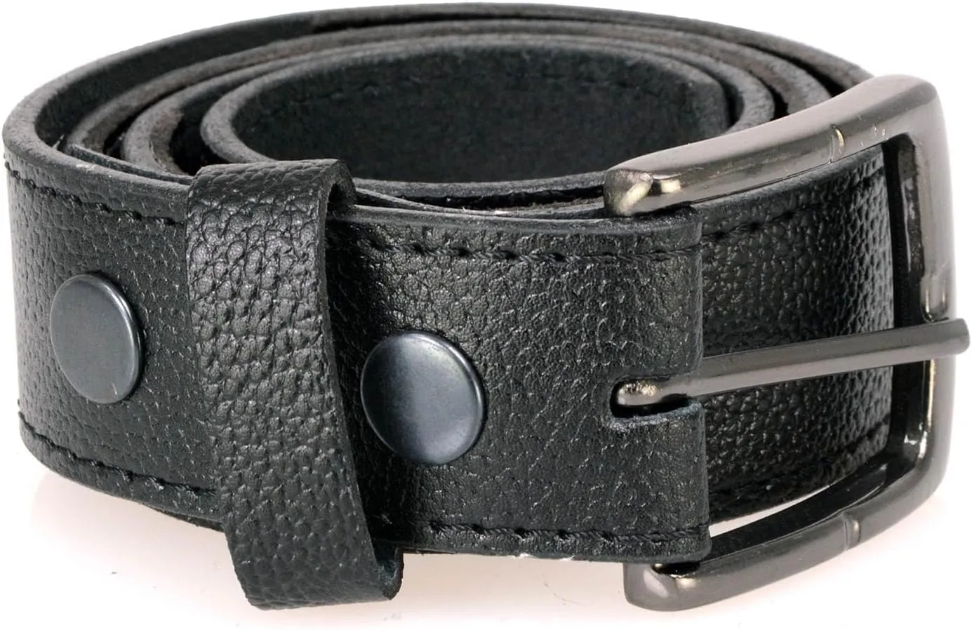 Milwaukee Leather MP7150 Men's Black Genuine Cowhide Leather Money Belt W/Secure Front Buckle for Motorcycle Rider