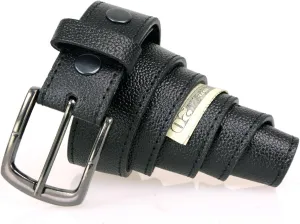 Milwaukee Leather MP7150 Men's Black Genuine Cowhide Leather Money Belt W/Secure Front Buckle for Motorcycle Rider