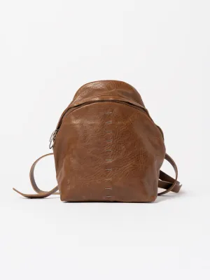 Mini Backpack with Silver Detailing
