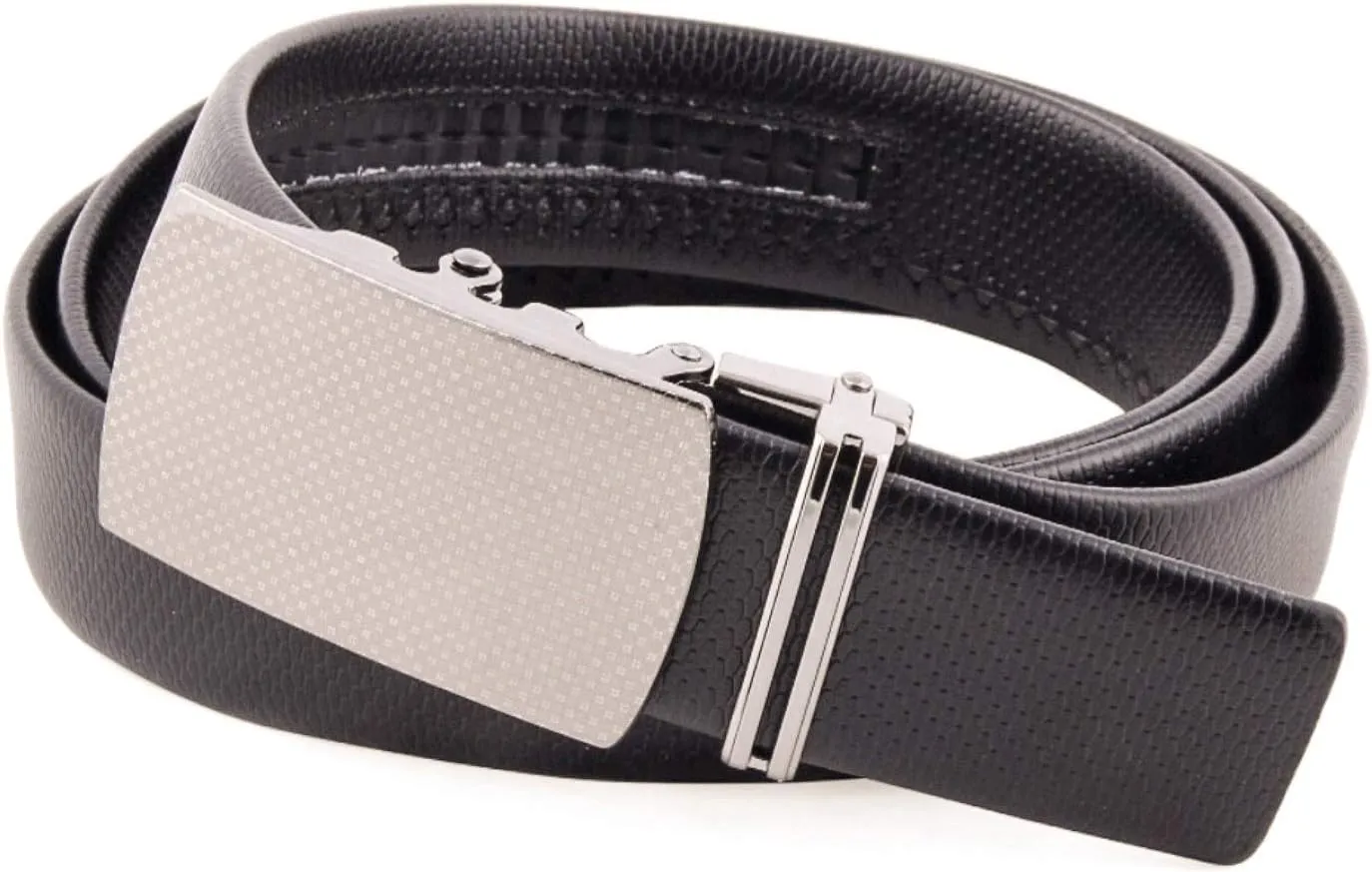 Mio Marino Classic Ratchet Belt - Premium Leather - 1.38 Wide - Adjustable Buckle