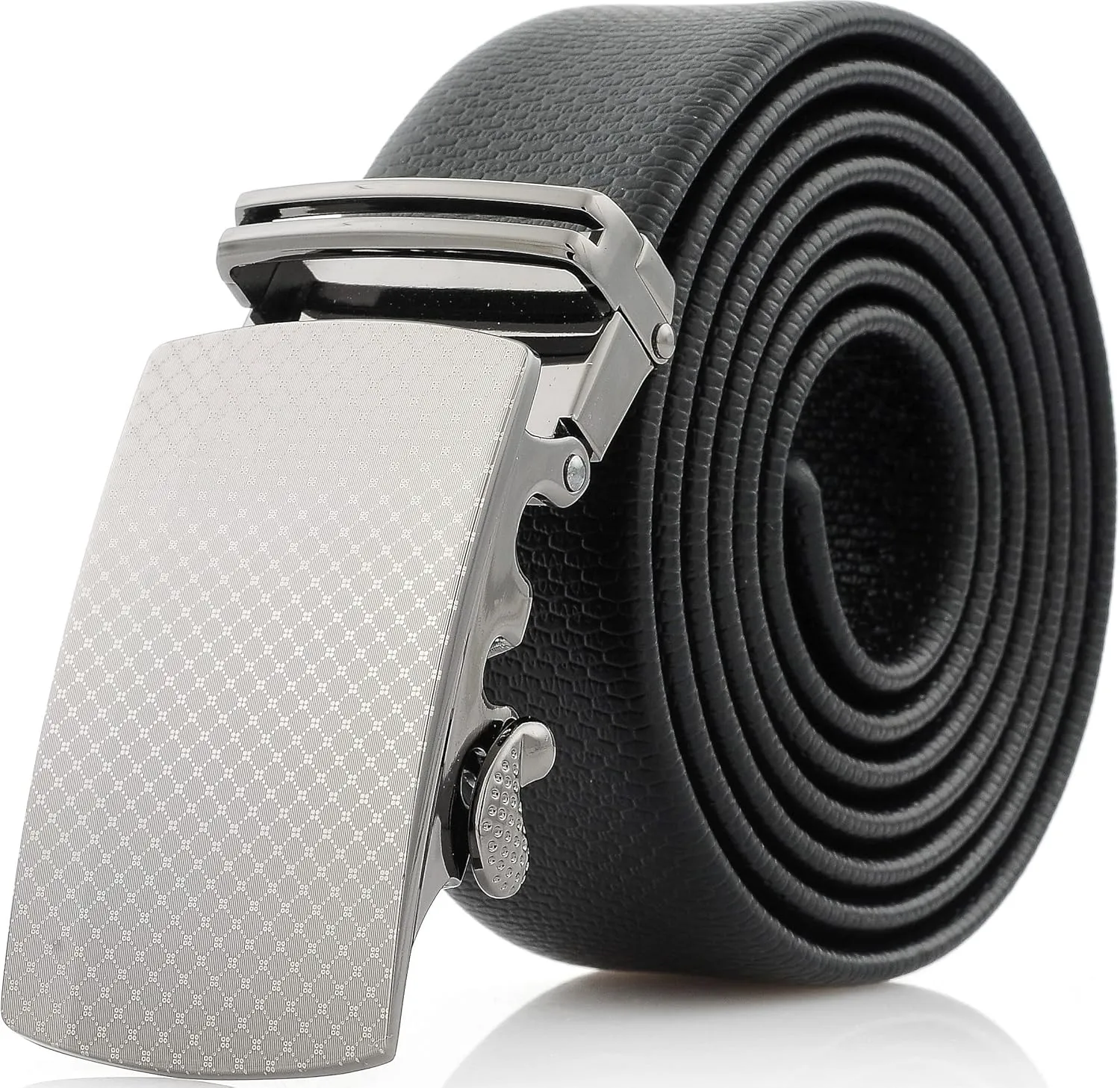Mio Marino Classic Ratchet Belt - Premium Leather - 1.38 Wide - Adjustable Buckle