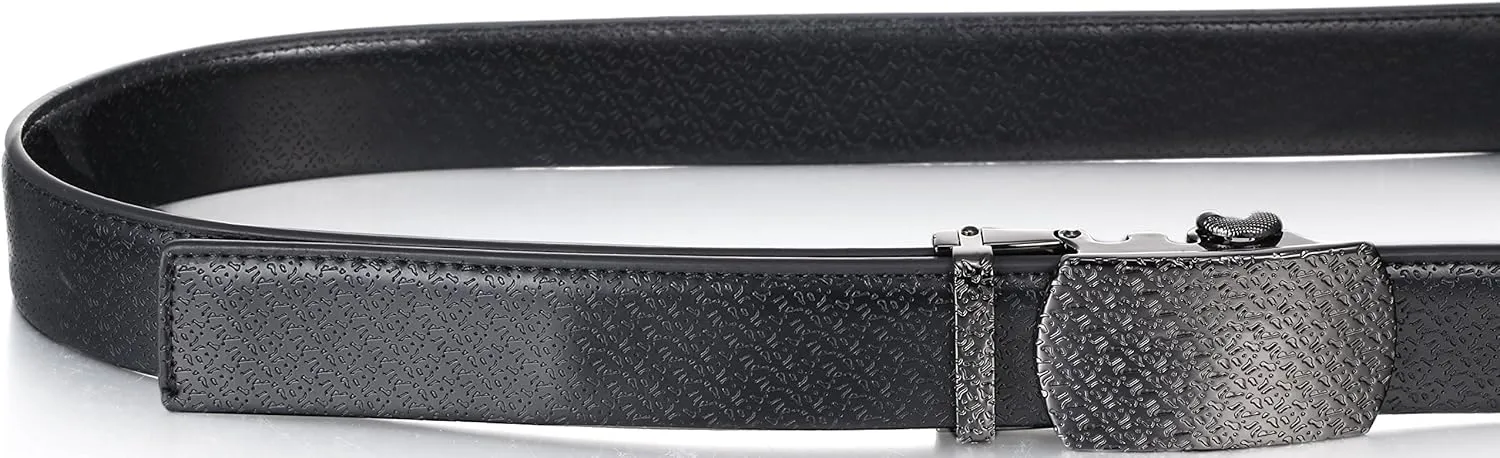Mio Marino Classic Ratchet Belt - Premium Leather - 1.38 Wide - Adjustable Buckle