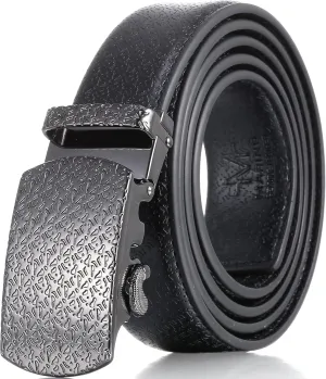 Mio Marino Classic Ratchet Belt - Premium Leather - 1.38 Wide - Adjustable Buckle