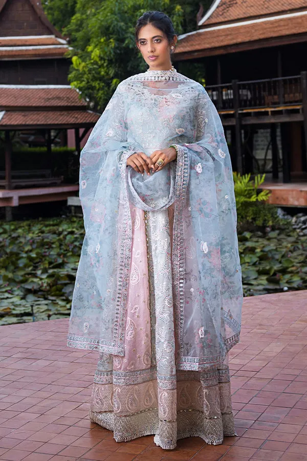 Misha | 3Pc Unstitched Suit Festive Luxury Collection Roohi By Mushq