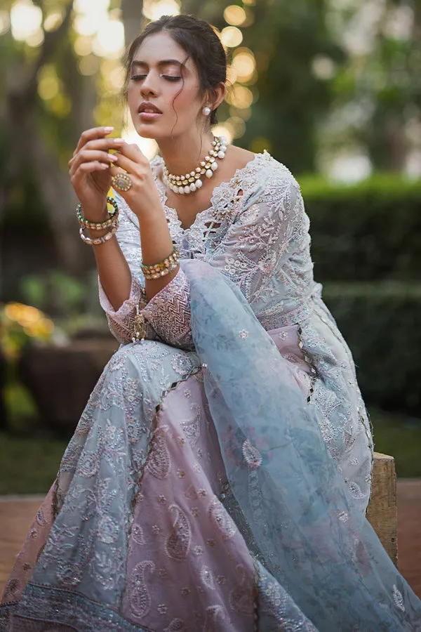 Misha | 3Pc Unstitched Suit Festive Luxury Collection Roohi By Mushq