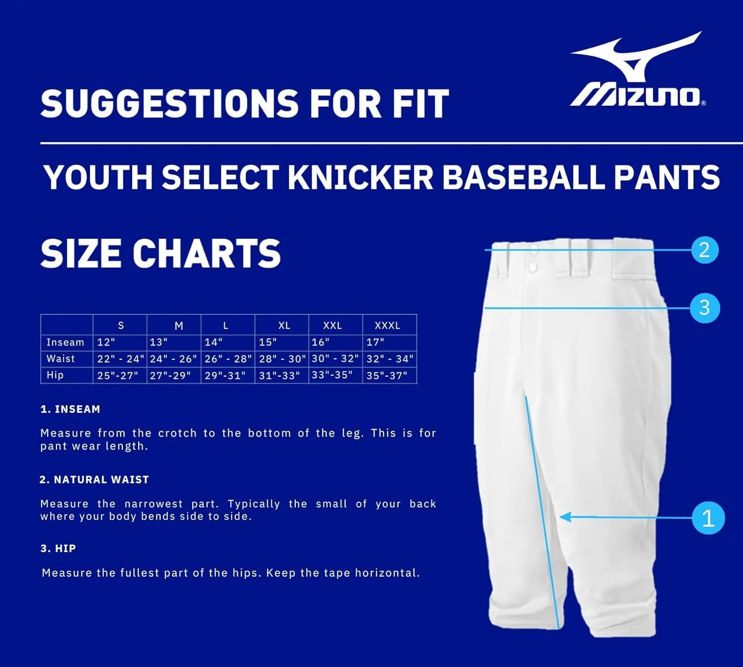 Mizuno Youth Premier Short Baseball Pant