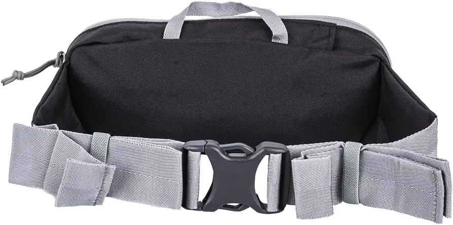 Mountainsmith Groove Lumbar Waist Fanny Hip Pack, Running, Hiking, Travel, Dog-Walking, Outdoor Activities with 2-way Zippered Pocket, Heritage Black