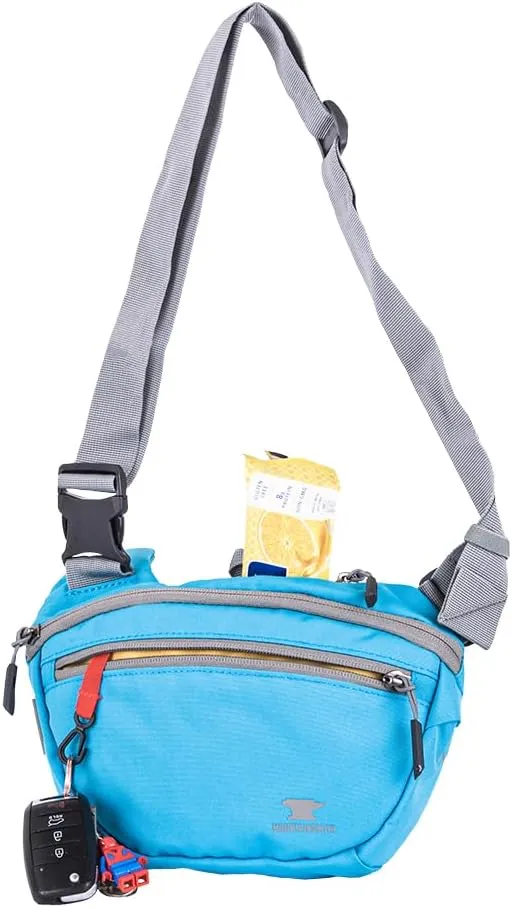 Mountainsmith Knockabout Lumbar Waist and Fanny Pack Hybrid Crossbody Shoulder Multi-Sport Sling Bag with Pockets and Headphone Port