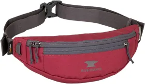 Mountainsmith Swoop Lumbar Waist Fanny Hip Pack, Running, Hiking, Travel, Dog-Walking, Outdoor Activities with 2 Zippered Pockets, Maroon Red