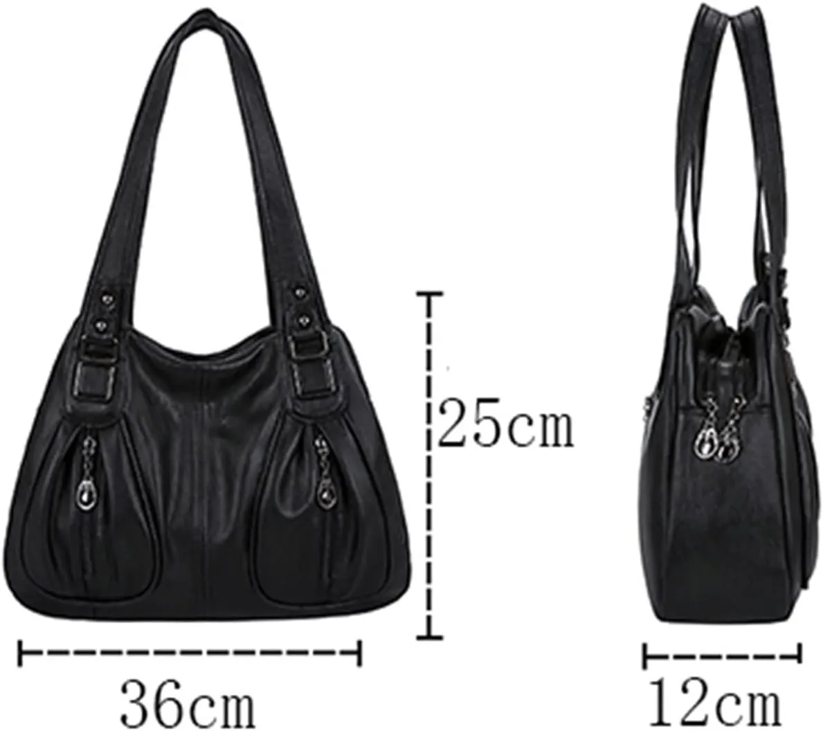 MSBEAN Shoulder bag Handbags Women Bags， Handbags Ladies Shoulder Bags， High Capacity Soft PU Leather Bags for Women