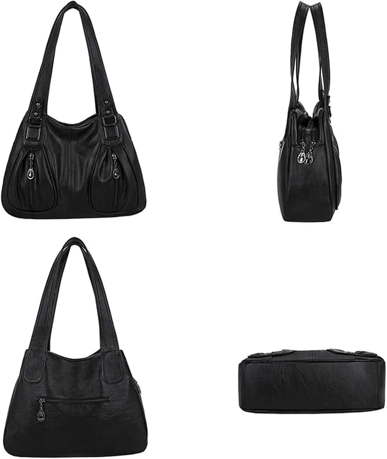 MSBEAN Shoulder bag Handbags Women Bags， Handbags Ladies Shoulder Bags， High Capacity Soft PU Leather Bags for Women