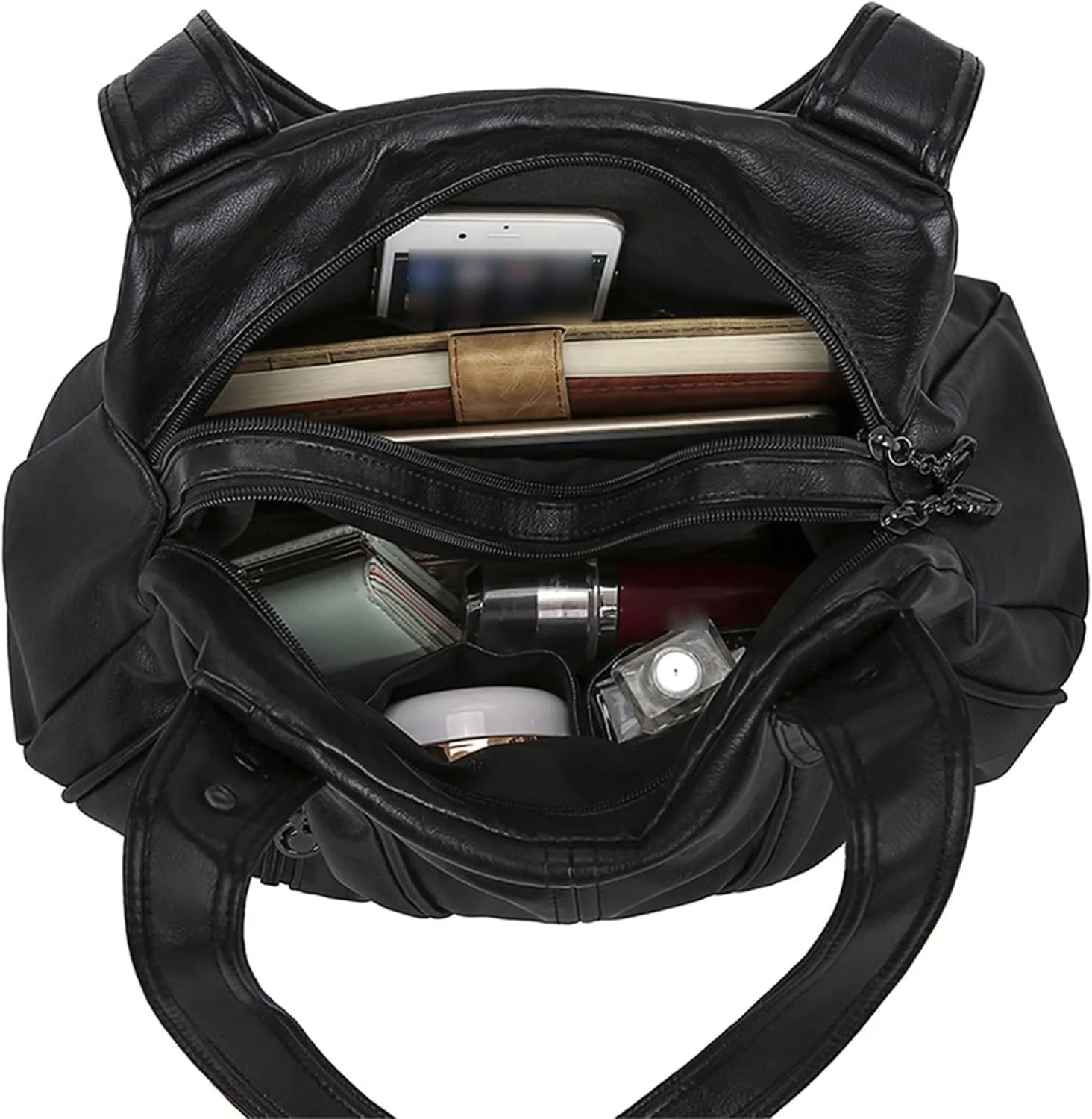 MSBEAN Shoulder bag Handbags Women Bags， Handbags Ladies Shoulder Bags， High Capacity Soft PU Leather Bags for Women