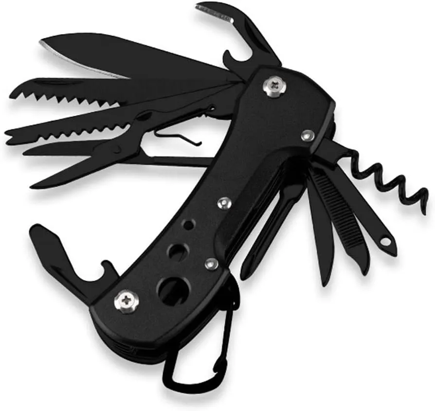 Multi-Purpose Pocket Knife Pliers Kit, Durable Stainless Steel Multi-Plier Multi-Tool for Survival, Camping, Hunting