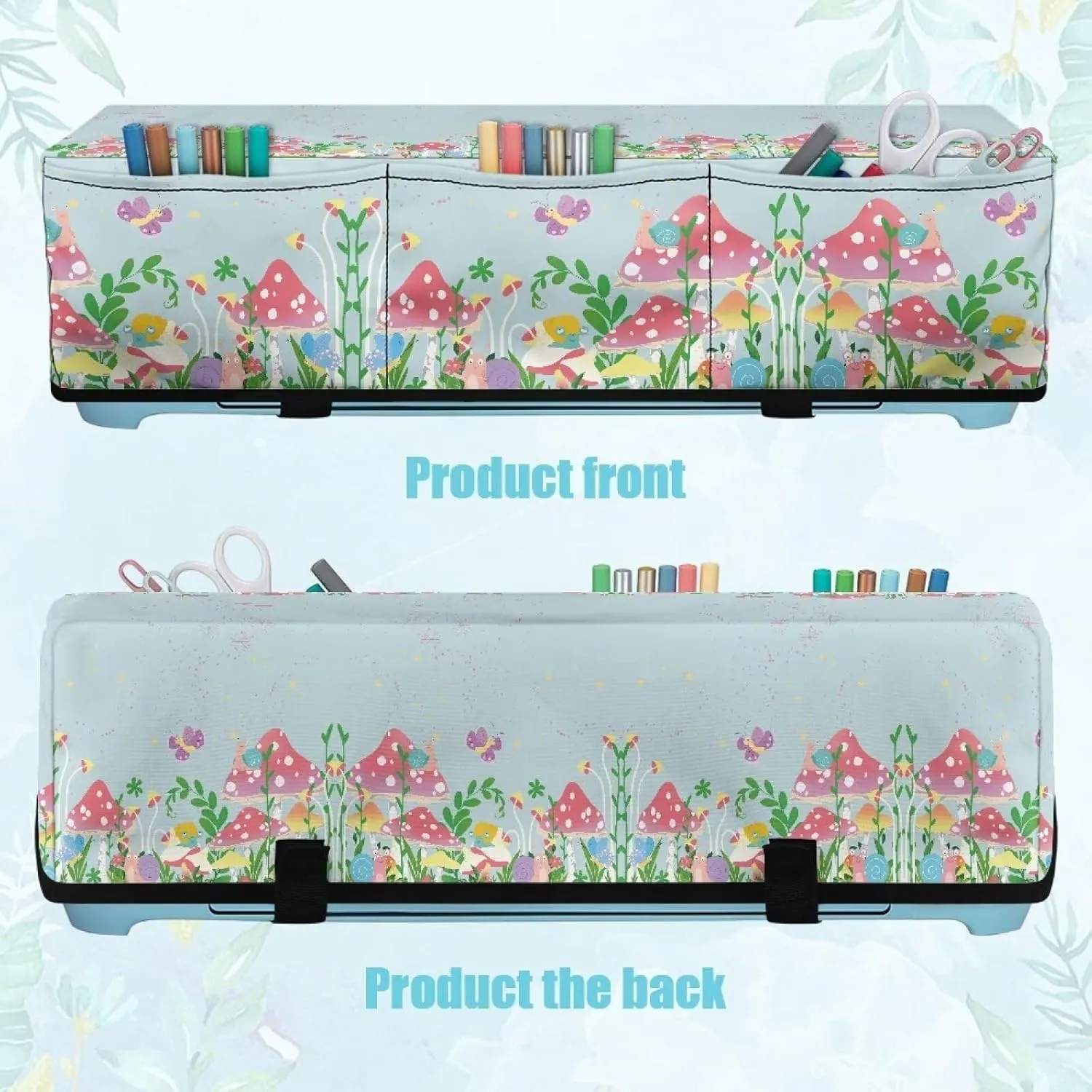 Mushroom Carrying Case Cover Dust Cover Waterproof Organization and Storage Bags Lightweight Cutting Machine Cover Compatible with Most DIY Cutting Machine