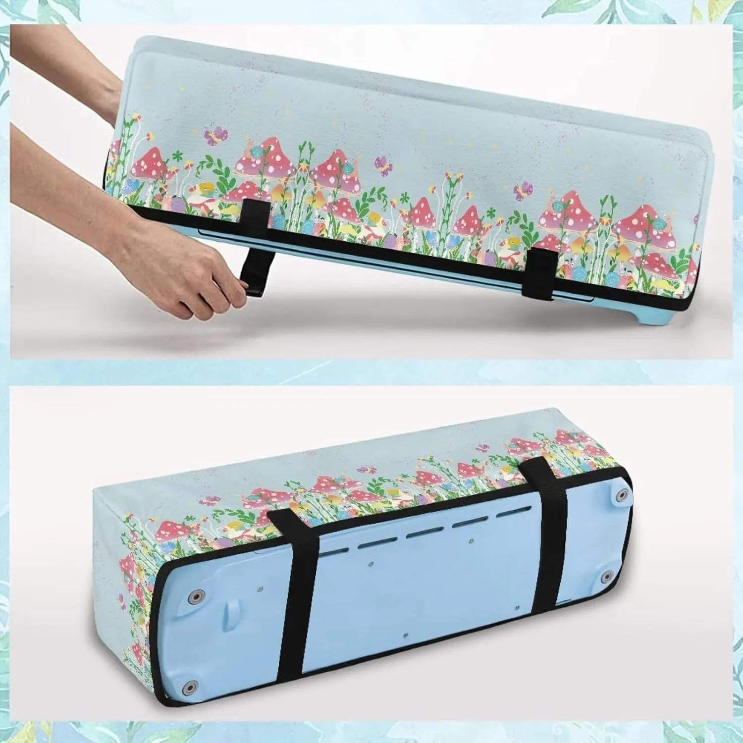 Mushroom Carrying Case Cover Dust Cover Waterproof Organization and Storage Bags Lightweight Cutting Machine Cover Compatible with Most DIY Cutting Machine
