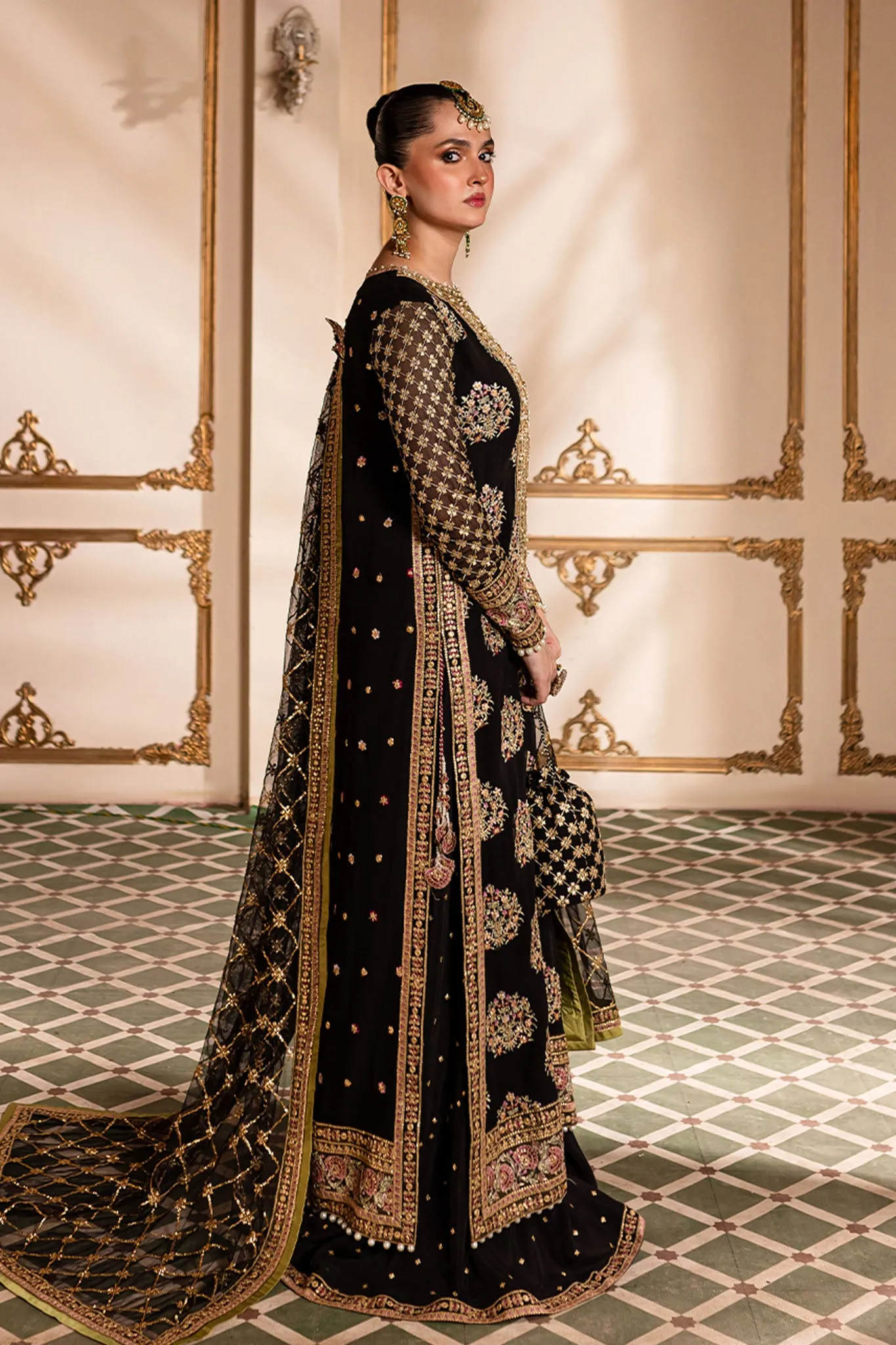 Naira By Roheenaz Unstitched 3 Piece Luxury Chiffon Collection'2024-RNZ-03-Taliya
