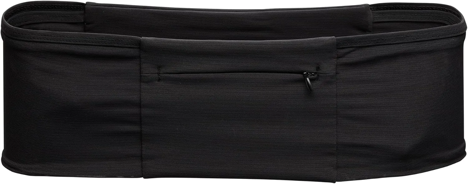 Nathan Zipster Max Running Belt, Running Belts for Women and Men, Bounce-Free Waist Pack with Extra Large Zipper Pocket, Smartphone Storage, Walking, Gym, Hiking
