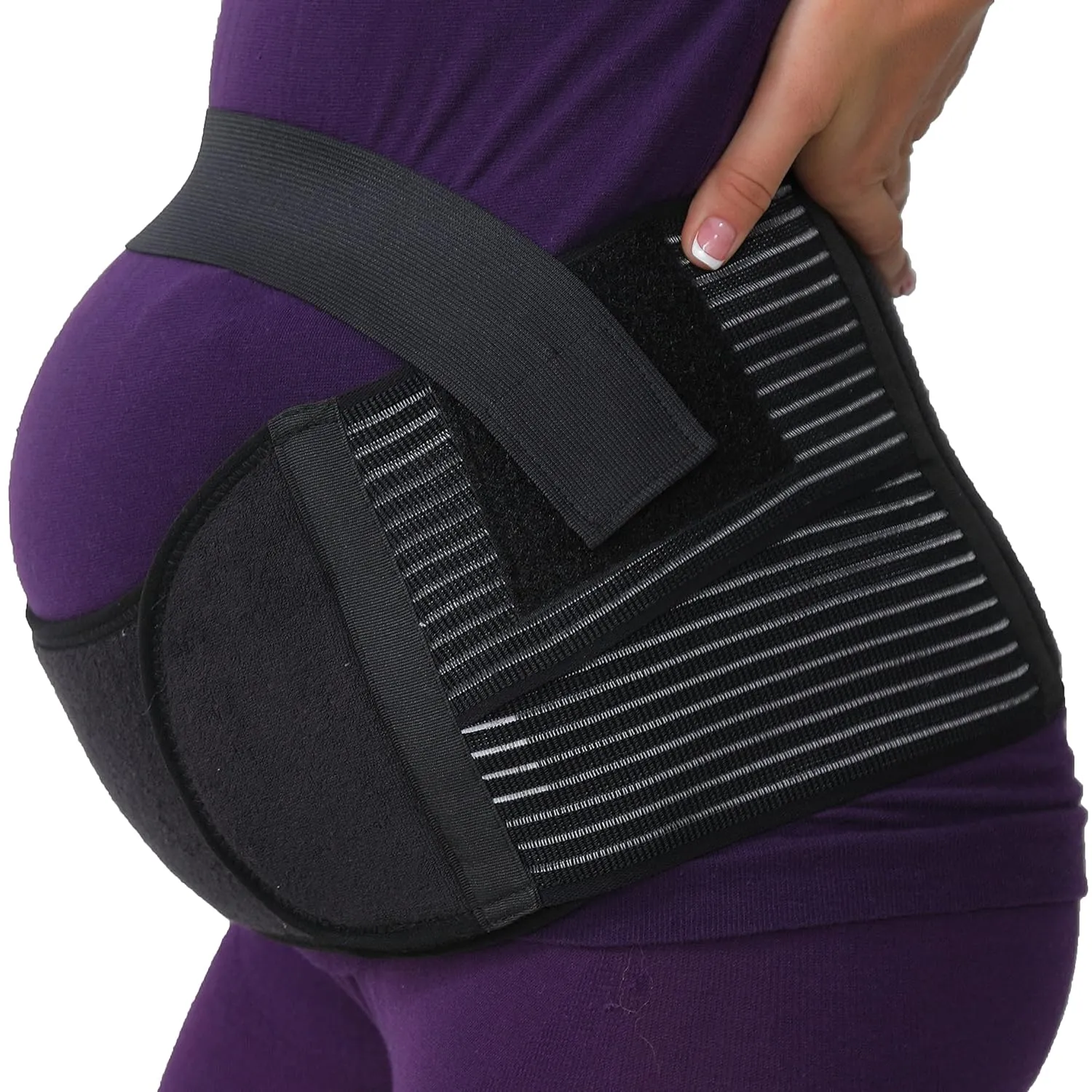 NEOTech Care Maternity Pregnancy Support Belt / Brace - Back, Abdomen, Belly Band (Beige, XL)